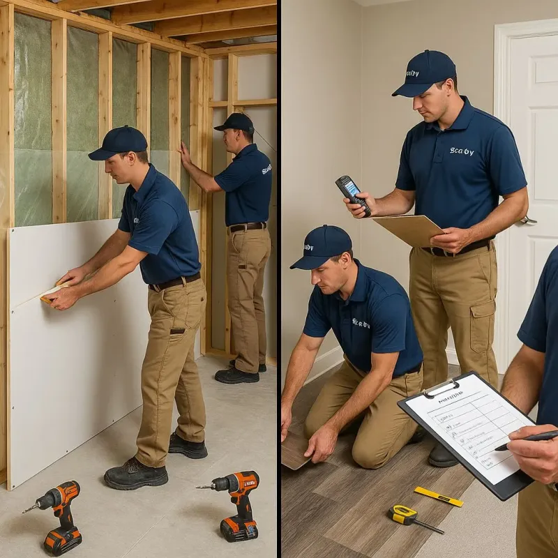 Repairs and Reconstruction process in Bonduel, WI